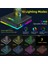 10 Işıklı, Çift USB Arayüzlü, 3,5 mm Ses Bağlantı Noktalı, 3D Atmosfer Işığı Renkli Kutulu Rgb Oyun Kulaklığı Tutucu (Yurt Dışından) 2
