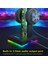 10 Işıklı, Çift USB Arayüzlü, 3,5 mm Ses Bağlantı Noktalı, 3D Atmosfer Işığı Renkli Kutulu Rgb Oyun Kulaklığı Tutucu (Yurt Dışından) 5