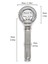 20 Adet M8 x 60MM Genişleme Cıvatası Ankraj Cıvatası 304 Paslanmaz Çelik Halka Kaldırma Çapa Gözlü Cıvata Genişleme Halkalı Cıvata (Yurt Dışından) 2