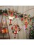 2x Yapay Noel Çelenk Ön Kapı Duvar Pencere Çiftlik Evi Ev Dekorasyonu, Kardan Adam (Küçük) (Yurt Dışından) 4