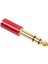 6.5mm 6.35MM 1/4 Inç Erkek - 3.5mm 1/8 Inç Dişi Jack Stereo Kulaklık Aux Kablosu Ses Adaptör Fişi Gitar Fişi Amplifikatör Jakı Mix Kulaklık Hoparlör Ahize Mıc (Kırmızı) (Yurt Dışından) 1