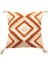 Boho Atmak Yastık Örtüsü 18X18 Çiftlik Evi Dekoratif Yastık Örtüsü Düzensiz Eşkenar Dörtgen Kafes Püsküllü Dekoratif Yastık Örtüsü (Yurt Dışından) 1