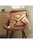 Boho Atmak Yastık Örtüsü 18X18 Çiftlik Evi Dekoratif Yastık Örtüsü Düzensiz Eşkenar Dörtgen Kafes Püsküllü Dekoratif Yastık Örtüsü (Yurt Dışından) 5