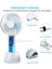 Mini El Fanı, LED Gece Lambası ile USB Fan, Ofis Odası Dış Mekan Ev Seyahat Mavi Için Taşınabilir Kişisel Pille Çalışan Masa Masaüstü Masası (Yurt Dışından) 3