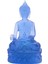 Tibet Tıbbı Buda Heykeli, Saydam Reçine Buda Heykeli Meditasyon Dekor Manevi Dekor Koleksiyon-Mavi (Yurt Dışından) 1