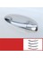 Adet Dış Kapı Kolu Trim Kapak Çıkartmaları ile Uyumlu - C/ E/glc// A/b//gls/cla/gla-Sınıfı Krom (Yurt Dışından) 5