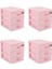 4x Plastik Çekmece Tasarlanmış 3 Bölmeli Takı Saklama Kutusu Pembe (Yurt Dışından) 1