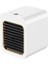 USB Masa Mini Fan Taşınabilir Hava Soğutucu Masaüstü Ofis Yatak Odası Için Soğutma Sessiz Nemlendirici, Beyaz (Yurt Dışından) 2