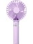 Taşınabilir Katlanır USB Fan LED Işık ile 3 Hız Ayarlanabilir Soğutucu Mini Kullanışlı Küçük Masa Masaüstü Soğutma Mor (Yurt Dışından) 5