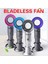 Mini El Bladeless Soğutucu Klima Fanı USB Şarj Elektrikli Fan Yaz Ev Ofis Kırmızı ile Uyumlu (Yurt Dışından) 2