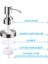 4 Paket Kavanoz Sabunluk Kapakları Seti Paslanmaz Çelik Losyon Dispenser Pompası Sabunluk Kapakları Pas Geçirmez Banyo (Yurt Dışından) 3