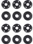 Многоцелевые Наборы,12 Paket Açı Öğütücü Flanş Somunu 5/8 Dewalt Ryobi Makita 224399-1 193465-4 224568-4 9005BZ 9015B Yedek (Yurt Dışından) 1