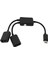 Mikro USB Ana Kablo, Mikro USB Erkek - 2x Tip A Çift USB Dişi Otg Adaptör Dönüştürücü Hub, Android Tablet Pc ve Akıllı Telefon Için Siyah (Yurt Dışından) 2