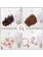Çuval Bezi Çanta, 80 Paket 4x5.5 Inç Ipli Kalp Çuval Bezi Hediye Çantası Şeker Torbalar Keten Cepler Sevgililer Günü Noel Için (Yurt Dışından) 5