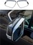 Sienna XL40 ile Uyumlu 2021 2022 Gümüş Araba Dikiz Aynası Yağmur Kaş Kapağı Trim Dekoratif Çerçeve Aksesuarları (Yurt Dışından) 2