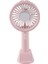 USB Şarj El Renkli Masa Lambası Fan Masaüstü Cep Telefonu Braketi Ev Ofis Için En Iyi Hediye Pembe (Yurt Dışından) 2