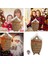 Декоративные Подарки,noel Advent Koleksiyonu Dekoratif ve Yeniden Kullanılabilir Ahşap Geri Sayım Takvimi, 11.8 Inç, Noel Baba Sakal B (Yurt Dışından) 5