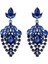 Vintage Zarif Su Damlası Dangle Küpe Bohemia Kristal Rhinestone Parti Gelin Küpe Moda Takı Kadın Hediye A (Yurt Dışından) 1
