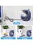 USB Masa Fanı, Mini Taşınabilir Kişisel Masa Fanı Ev Ofis Dış Mekan Seyahat Beyaz Için 3 Hız ile 360 ° Dönme (Yurt Dışından) 4