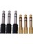 6 Parça Kulaklık Adaptörü 6,35 Mm(1/4 Inç) Erkek - 3,5 Mm(1/8 Inç) Dişi Stereo Ses Kulaklık Jakı Adaptörü, Siyah/altın Kaplama (Yurt Dışından) 1
