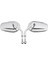 8mm Krom Motosiklet Sportster Aynalar Uzun Kök Road Street Glide Road Glide Softail 1982-2020 ile Uyumlu (Yurt Dışından) 1