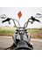 8mm Krom Motosiklet Sportster Aynalar Uzun Kök Road Street Glide Road Glide Softail 1982-2020 ile Uyumlu (Yurt Dışından) 5