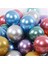100 Adet 10 Inç Metalik Lateks Balonlar Kalın Krom Parlak Metal Inci Balon Globos Parti Dekoru Için - Mor (Yurt Dışından) 4