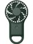 Yeni Karabina Fanlar USB Şarj El 7 Renk Işıkları ile Taşınabilir Küçük Fan Mini Hava Soğutucu Yeşil (Yurt Dışından) 2
