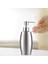 Sabun ve Losyon Dispenserleri 350 ml Paslanmaz Çelik Yaylı Köpük Pompası (Duş Jeli, Krem, Şampuan, Köpük, Yağ) (Yurt Dışından) 2