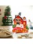 Декоративные Подарки,parti Kahve Evi Için Noel Advent Takvimi, Noel Sloganı Süsleri Noel Baba Ren Geyiği Kardan Adam Mutlu (Yurt Dışından) 3