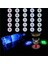 50 Adet LED Coaster Yuvarlak Flaş Bardak Mat Etiket Işıkları Şarap Likör Şişesi, Içecek Partisi, Bar Partisi (Yurt Dışından) 3