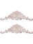 2x Kauçuk Ahşap Oyma Aplike Retro Mobilya El Sanatları Dekor 38X15X1.2CM (Yurt Dışından) 1