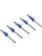 6mm Karbür Çizim Hattı Yönlendirici Yüksek Kaliteli Tungsten Bit Seti Ağaç Işleme Freze ile Uyumlu Rulman Yok 6mm (Yurt Dışından) 3