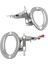 Nitro 2007-2011 Için 1 Çift Araba Iç Kapı Kolu 68004828AA 68004829AA Kapı Kolu Saten Krom (Yurt Dışından) 2
