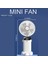 Mini El Fanı, Taşınabilir Kişisel Fan Asma Boyun 90° Ayarlanabilir USB Şarj Edilebilir 5000MAH Küçük Masa (Yurt Dışından) 5