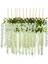 Человеческие Цветы,36 Paket (43.2 Ft) Yapay Wisteria Vine Sahte Wisteria Asılı Çelenk Ipek Uzun Asılı Çalı Çiçekler Dize Parti Dekoru (Yurt Dışından) 5