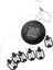 3x Değişen Güneş Enerjili Fenerler Rüzgar Ahenge Rüzgar Mobil LED Işık, Gzero Spiral Spinner Windchime Taşınabilir Zil (Yurt Dışından) 3