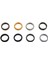 8mm Popüler Altın Gümüş Siyah Erkek Silikon Serin Yüzükler Kadın Fda Kauçuk Alyans Çevre Spor Yüzük 8 Adet Set #8 (Yurt Dışından) 4