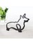 Metal Köpek Minimalist Sanat Duvar Heykel, Minimalist Köpek Hattı Duvar Sanatı, Modern Minimalist Ev Dekor Oturma Odası Dekoru (Yurt Dışından) 3