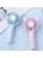 USB Mini Taşınabilir Fanlar, LED Stil Vanity Işıklı Mini El Fanı, Şarj Edilebilir Elektrikli Fan, Taşınabilir Kişisel Fan, Soğutma Fanı, Ayna Makyaj Işıkları Fanı (Mavi) (Yurt Dışından) 1