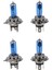 4x H4 Süper Beyaz Araba Far Ampuller Ampul Lamba 12V 100W (Yurt Dışından) 1