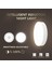 Декоративное Освещение,2x Pır Hareket Sensörü LED Gece Lambası USB Şarj Edilebilir Kısılabilir Gece Lambası Kabine Işık Kablosuz Dolap Işığı -Beyaz (Yurt Dışından) 4