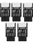 5 Adet USB Ön Panel Adaptörü Tip-E Dişi USB 2.0 9 Pın Dişi Adaptör Başlığı Bilgisayar Anakartı ile Uyumlu H8WD (Yurt Dışından) 1
