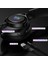 X16 Gürültü Azaltma Mikrofonlu Kablolu Kulaklık Çevresel Ses Rgb Işık 3,5 mm + USB Bilgisayar Kulaklığı Siyah (Yurt Dışından) 5