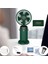 El Fanı, Mini Taşınabilir Kişisel Fan USB Şarj Edilebilir, Askılı ve Tabanlı Küçük Cep 5 Hız (Yeşil) (Yurt Dışından) 3