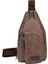 Kahverengi Sıcak Rahat Uni Kanvas Göğüs Çantası Çok Fonksiyonlu Açık Hava Yürüyüş Spor Askılı Çanta Omuzdan Askili Çanta Sırt Çantası Cüzdan (Yurt Dışından) 1