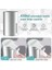 2x Sabunluk Otomatik - Fotoselli USB Şarj Edilebilir Elektrikli Köpük Sabunluk Ayarlanabilir Su Geçirmez 450ML Gümüş (Yurt Dışından) 2