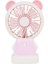 Mini USB Fan Kişisel El Taşınabilir Fan, Ev Seyahat Kamp Için LED Işık Daimi Tabanı ile Küçük (Yurt Dışından) 2
