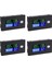 4x Kapasiteli Monitör, 10-100V Metre, 12V 24V 48V Yüzde Gerilim Fahrenheit Sıcaklık Göstergesi Ölçer (Yurt Dışından) 1