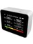 13'ü 1 Arada Tuya Wıfı Hava Kalitesi Monitörü CO2/TVOC/HCHO/PM2.5/PM1.0/PM10/SICAKLIK/NEM/SAAT/TARIH/ALARM/ZAMANLAYICI-BEYAZ (Yurt Dışından) 1